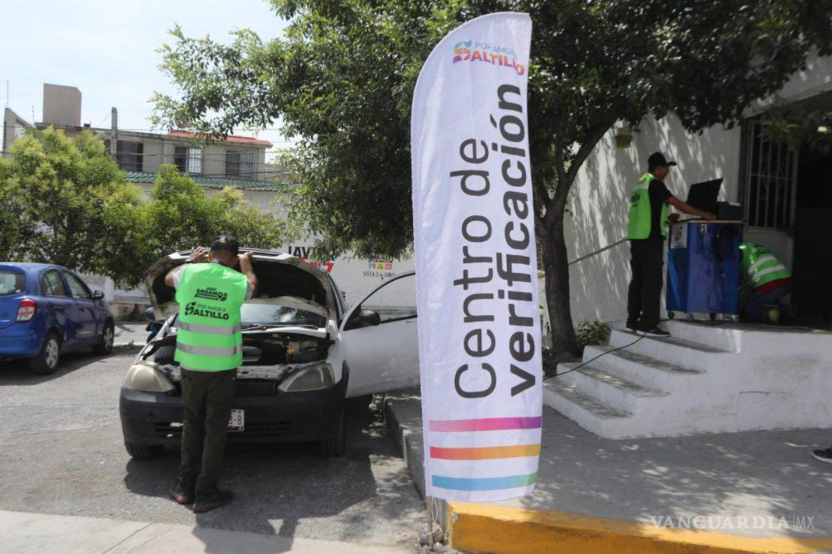 Se duplica cumplimiento de verificación vehicular en Saltillo... pero solo llega al 3.7% del parque vehicular