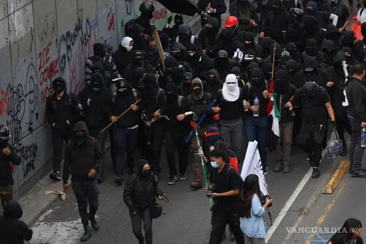 El ‘Bloque Negro’ acusado de coordinar saqueos durante la marcha del 2 de octubre en CDMX