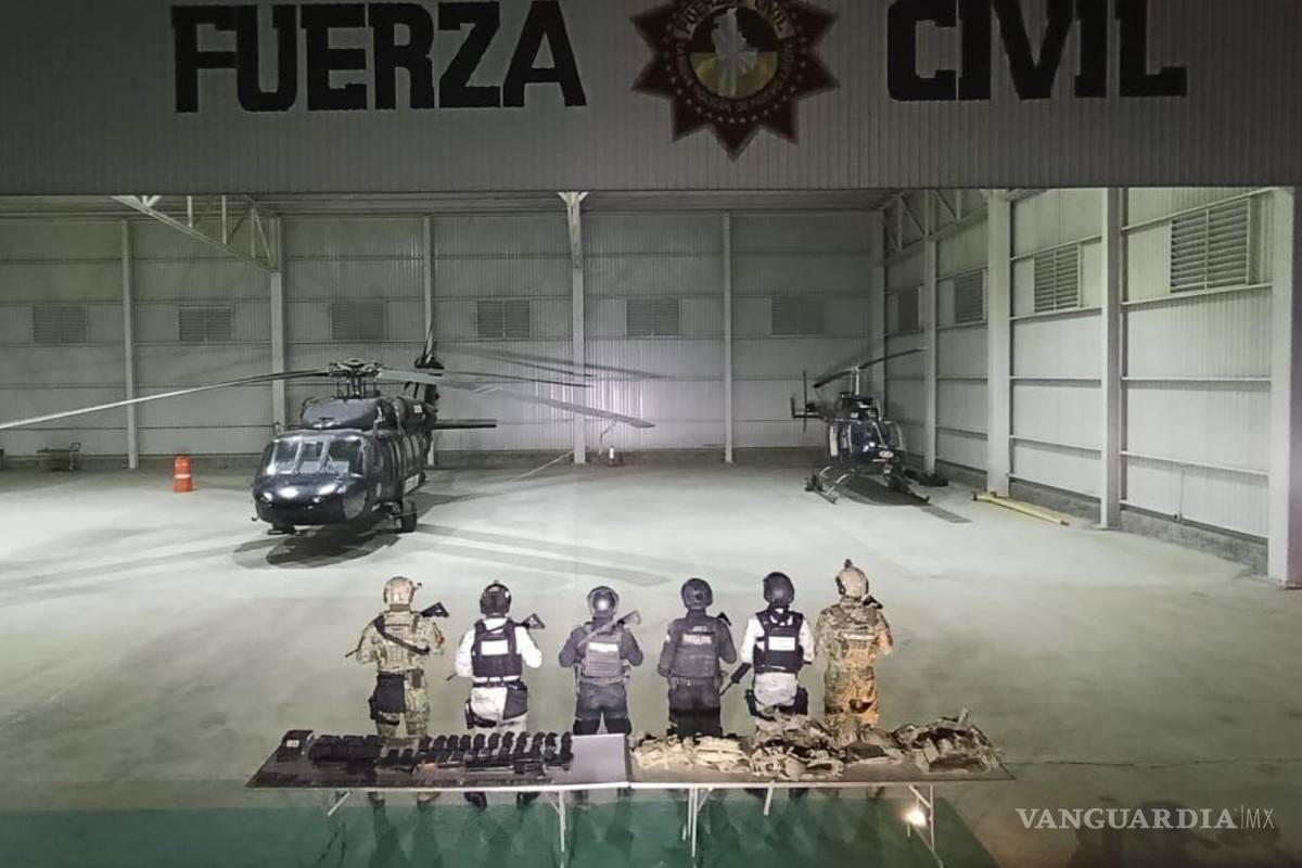 Equipo táctico y un arsenal es asegurado en Bustamante, Nuevo León