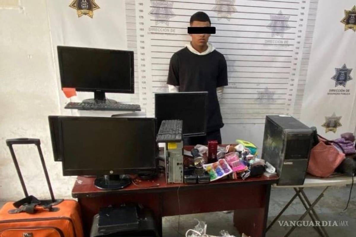 Saltillo: detienen a joven por robo en la Vista Hermosa; buscan a su acompañante
