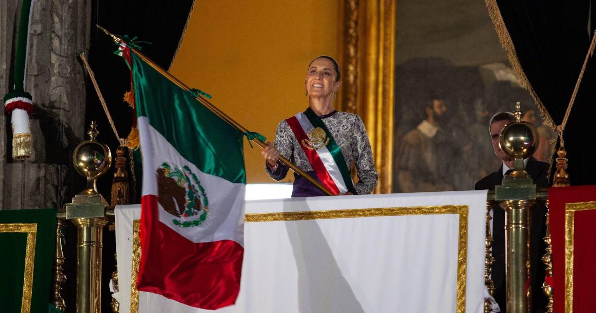 ¿Cuál fue la arenga de Claudia Sheinbaum en su primer Grito de Independencia?