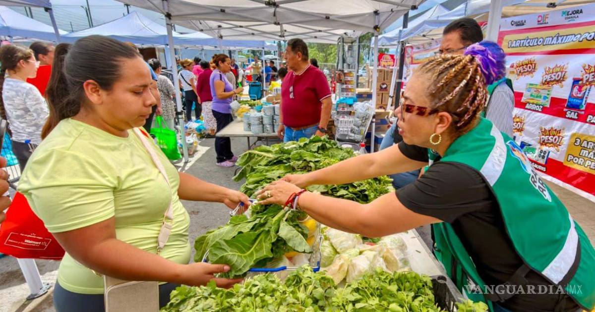 Llevarán Mercadito de a Peso a Paredón para apoyar la economía de las familias
