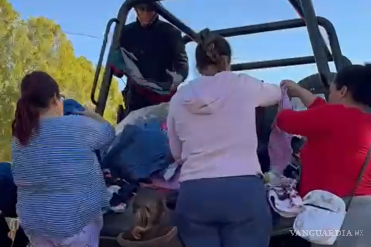 Llevan abrigo y solidaridad a ejidos de San Buenaventura (video)