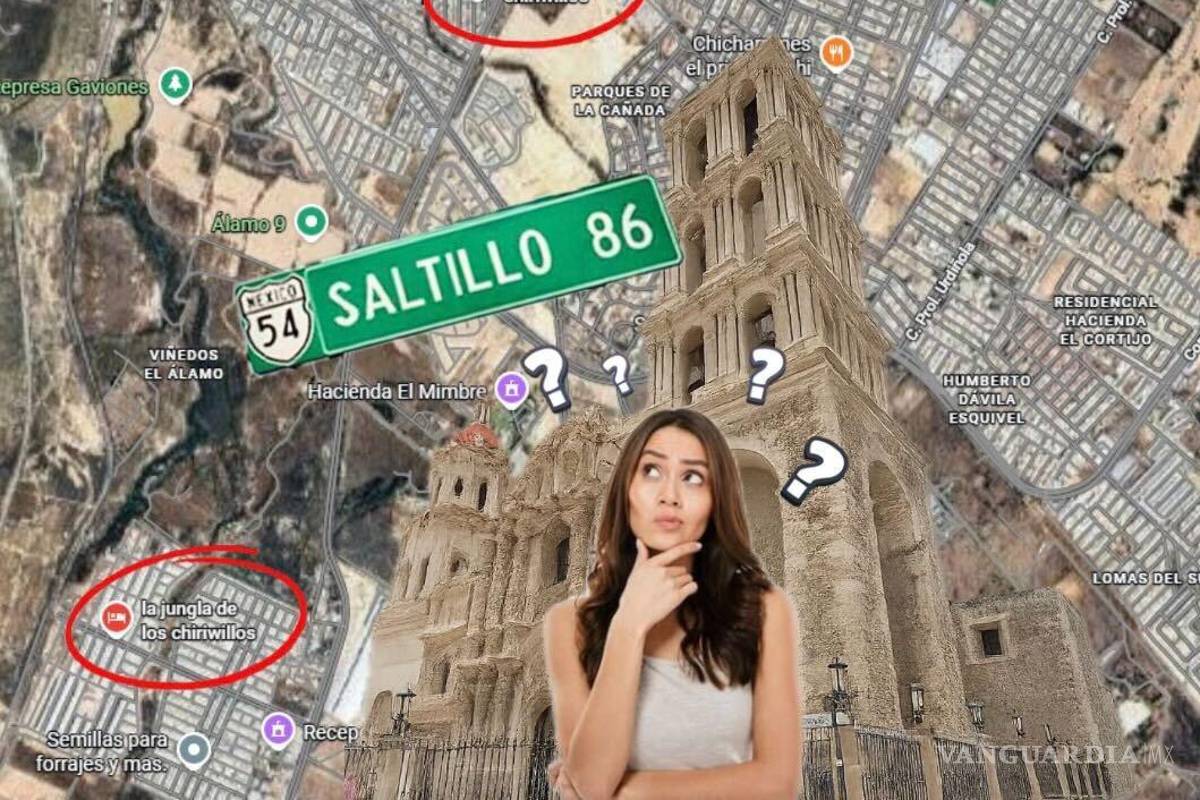 Usuarios registran ‘aldea de Chiriwillos’ en Google Maps de Saltillo, alertan por racismo y clasismo