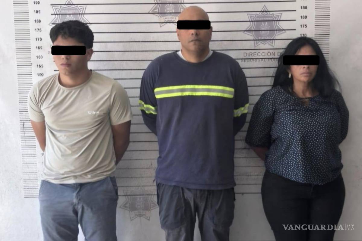 Detienen en Saltillo a tres ‘desplazadores’