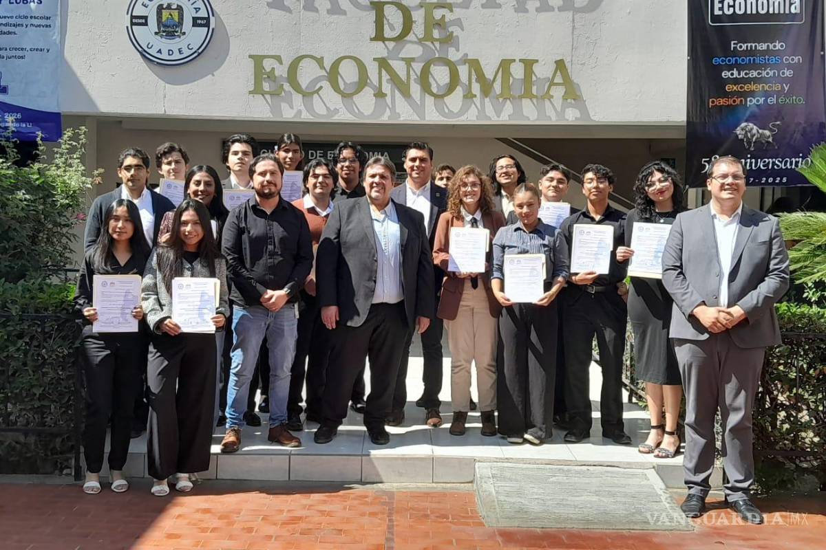Crea Colegio de Economistas de Coahuila capítulo estudiantil en la Facultad de Economía