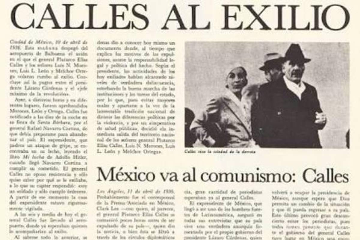 $!He aquí una irreverente sugerencia para Claudia Sheinbaum, a 89 años de distancia.