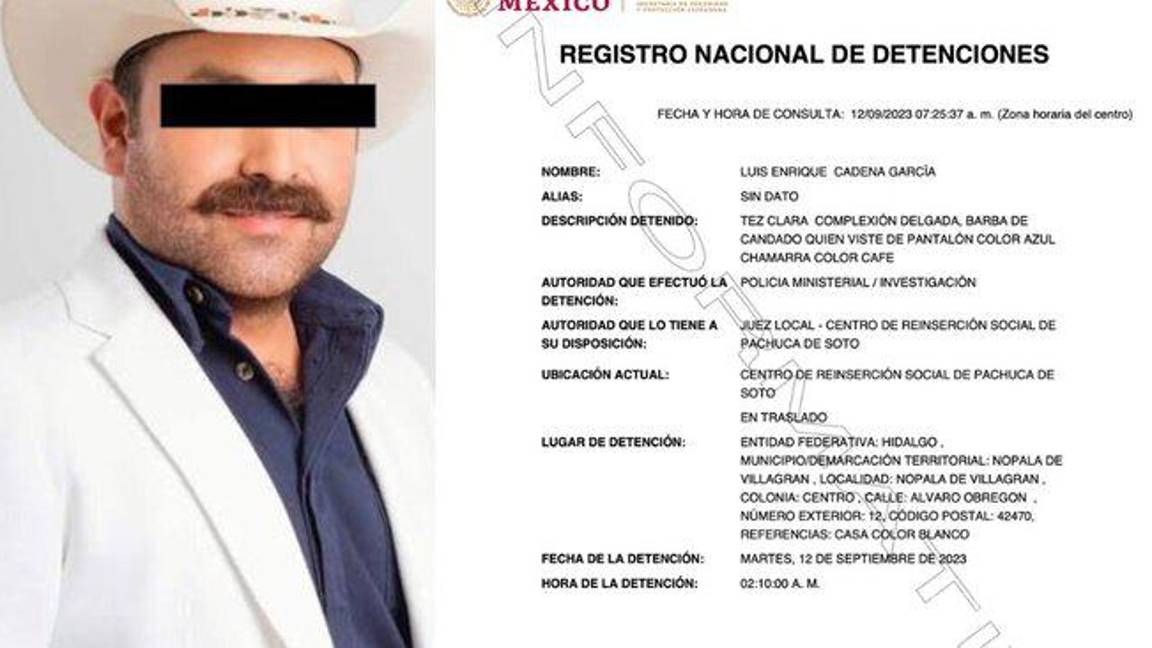 $!Cae alcalde de Nopala, Hidalgo, tras 10 meses a la fuga por la “Estafa Siniestra”