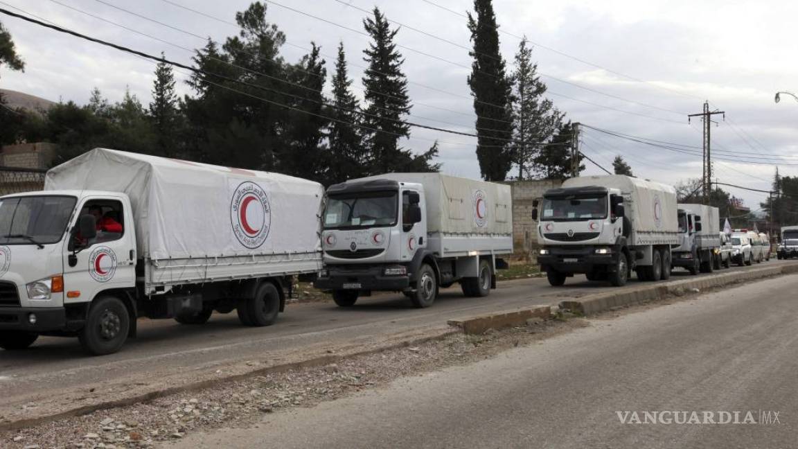 Entra a Madaya convoy con ayuda para paliar la hambruna