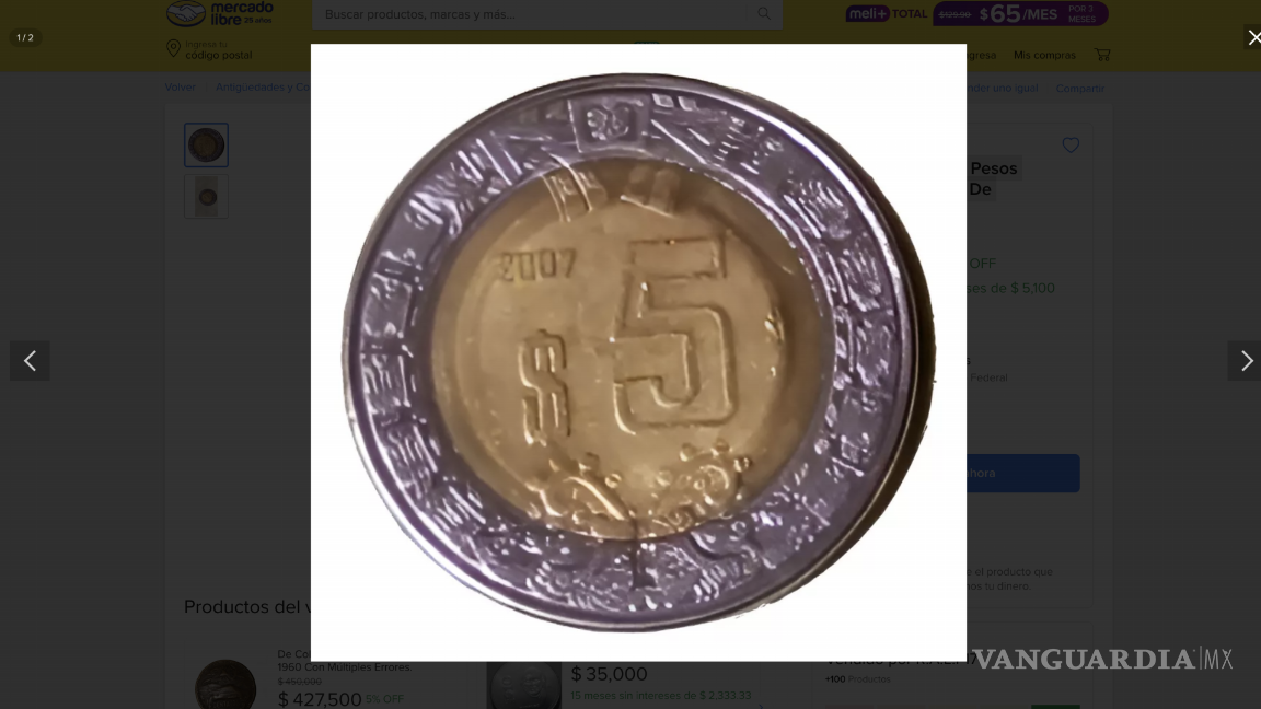 $!Los coleccionistas buscan activamente monedas con errores debido a su escasez y singularidad.