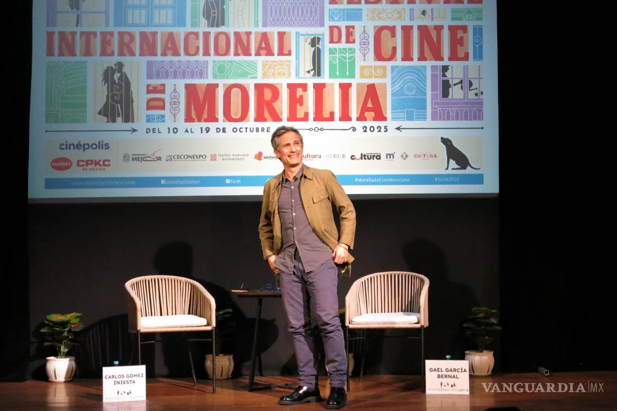 Celebra el festival del cine de Morelia todas las facetas de Gael García Bernal