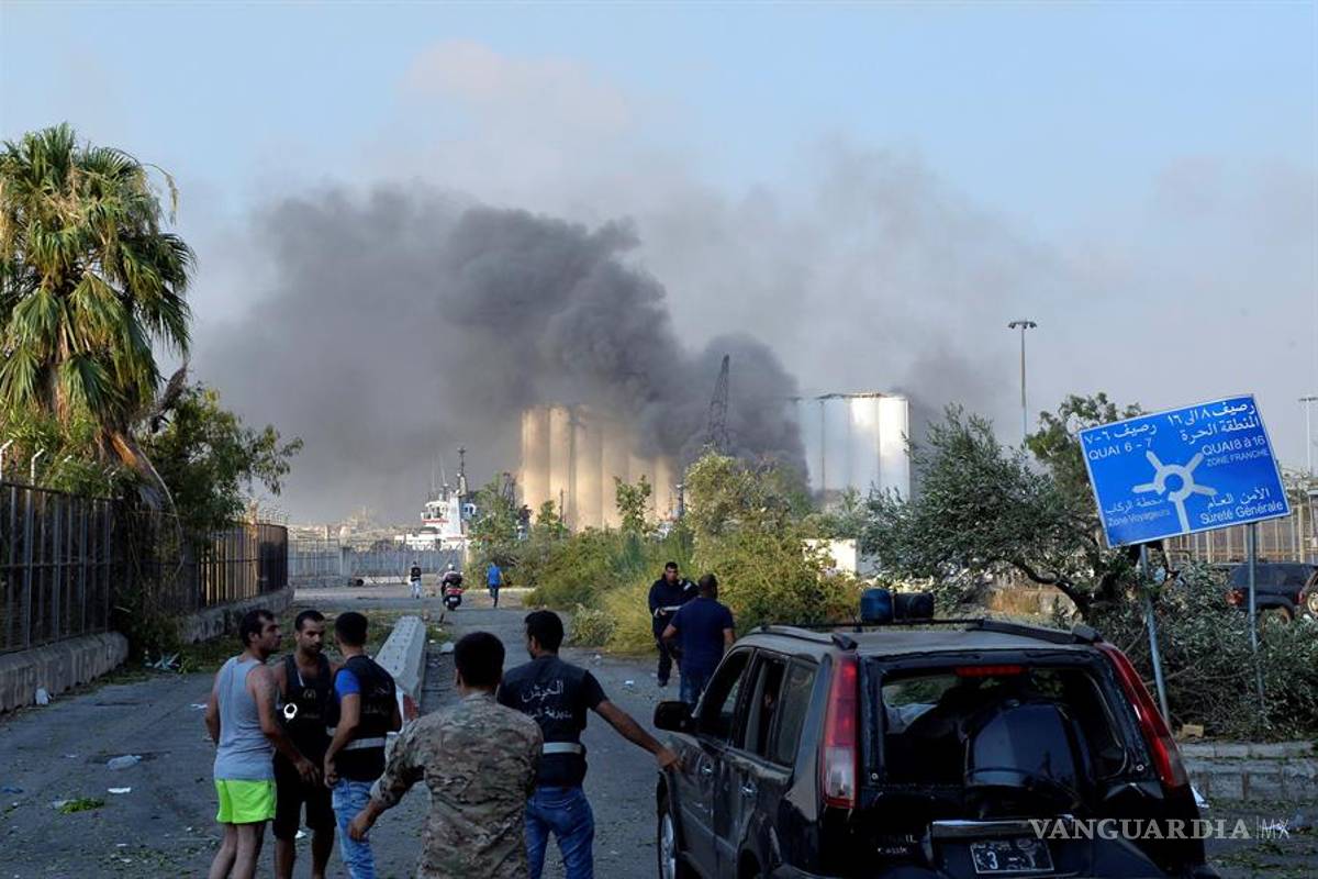 Líbano declara luto nacional tras explosión en Beirut