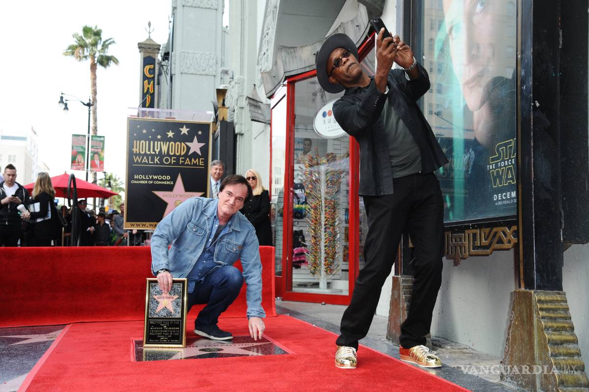 Tarantino recibe su estrella en el Paseo de la Fama de Hollywood