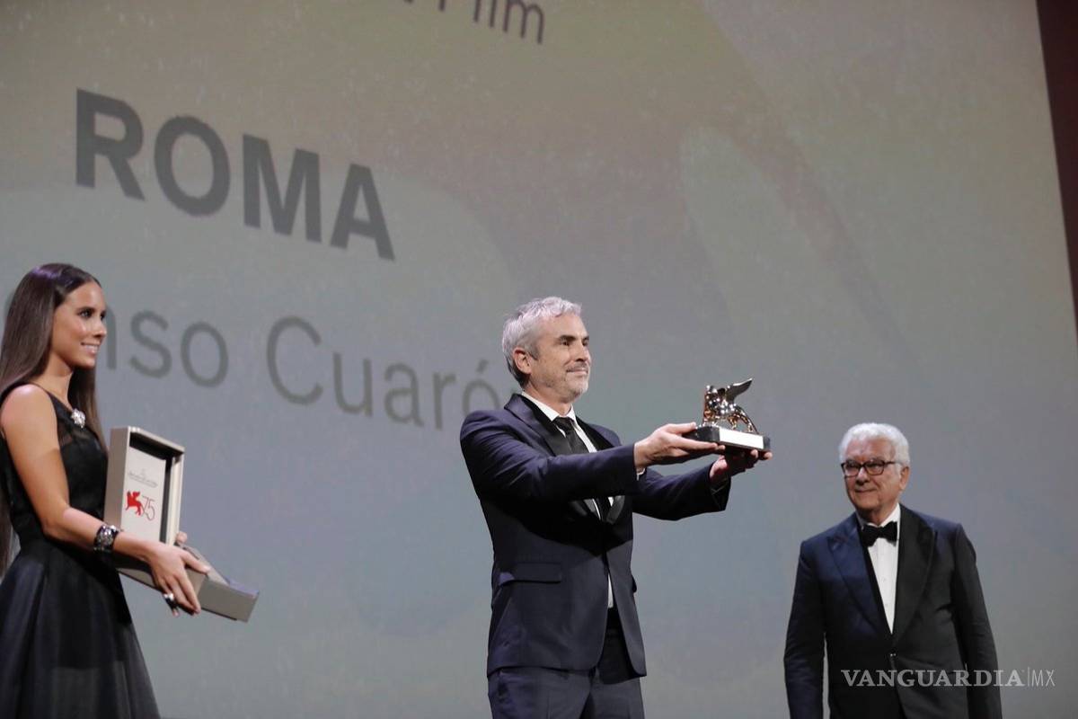 Gana Cuarón el León de Oro por ‘Roma’ en Festival de Venecia