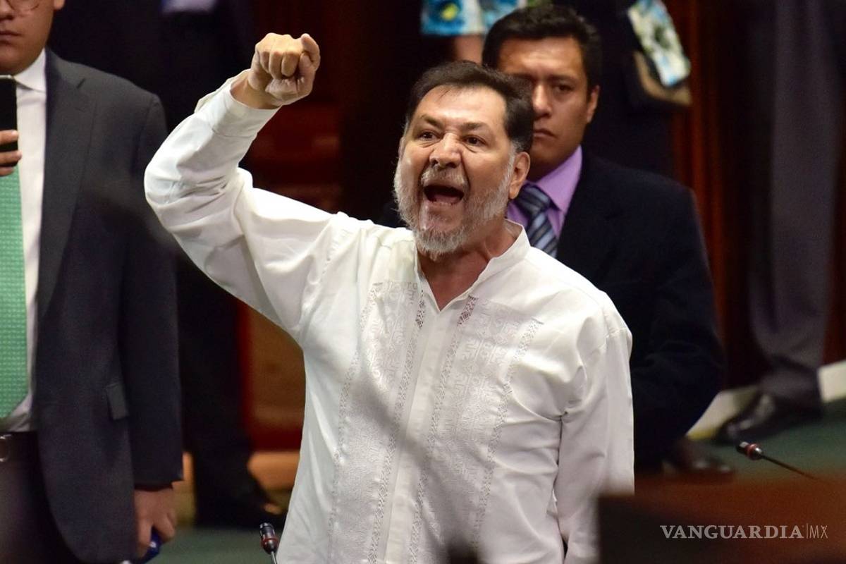 "Chin#@ tu madre": Noroña estalla contra senador del PAN