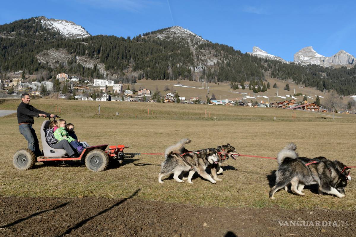 La blanca Navidad no llegó a Suiza