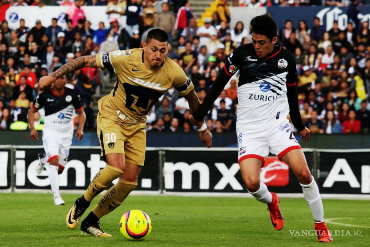 Pumas rescata invicto ante Lobos BUAP