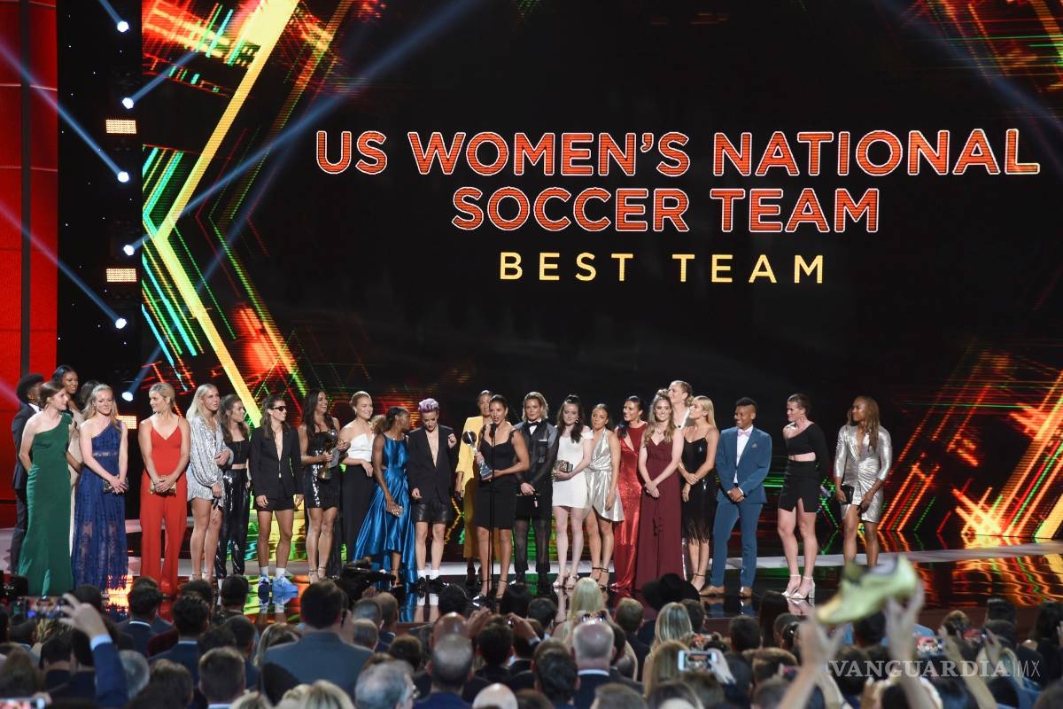 Brilla selección de EU femenil en ESPY Awards; conoce a todos los ganadores