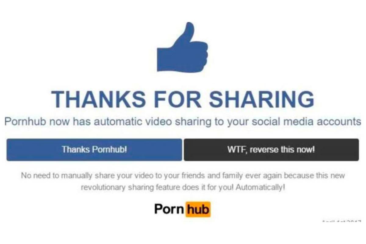 Pornhub hizo una broma por el 'April Fool's Day' que espantó a muchos