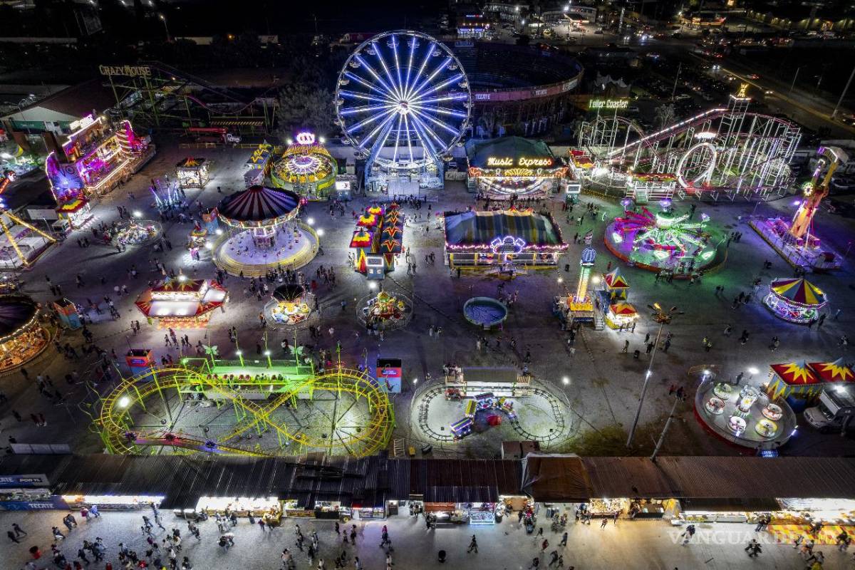 Espectaculares García: tradición y nuevas dinámicas en los juegos mecánicos de la Feria de Saltillo 2025