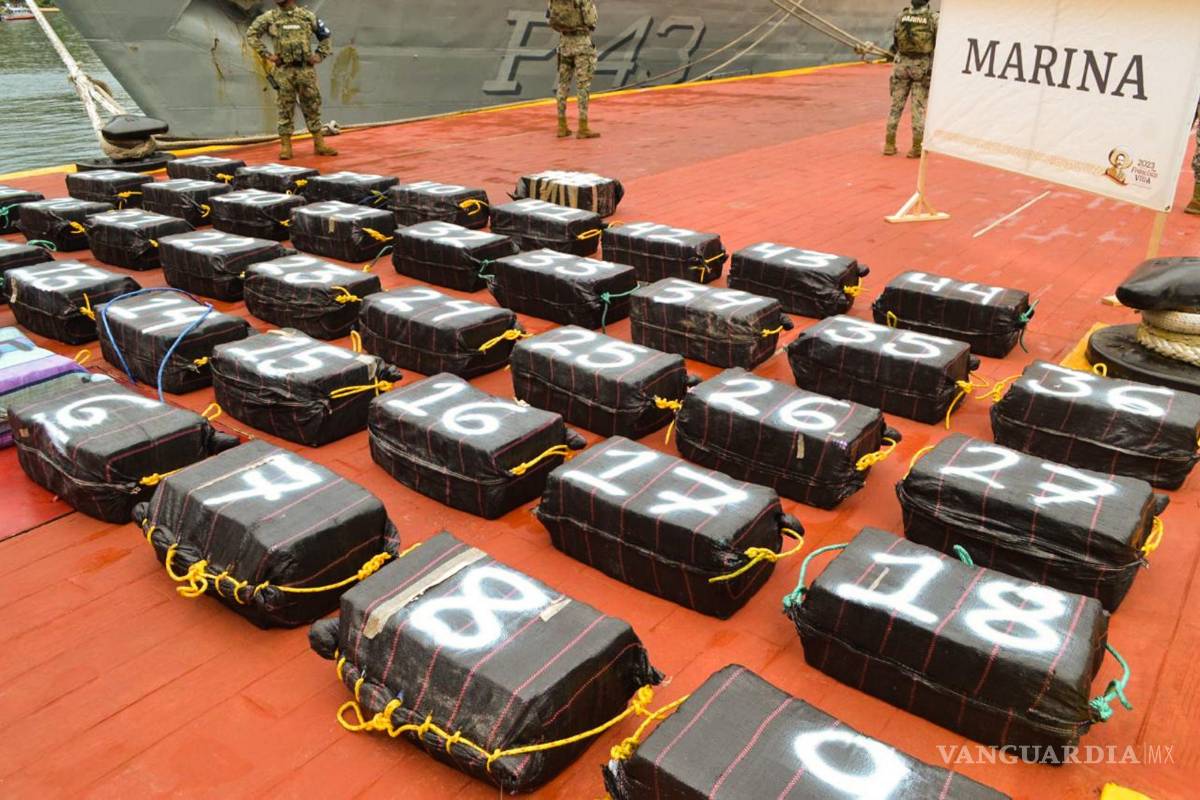 Aseguran en 2 meses 10% de cocaína de todo el sexenio de AMLO