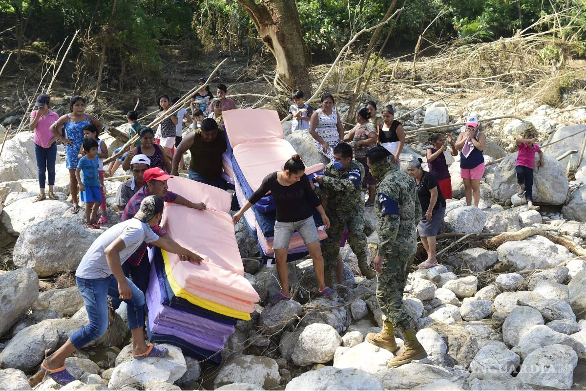 Afectan a 368 mil lluvias en el sureste en Tabasco, Chiapas y Veracruz