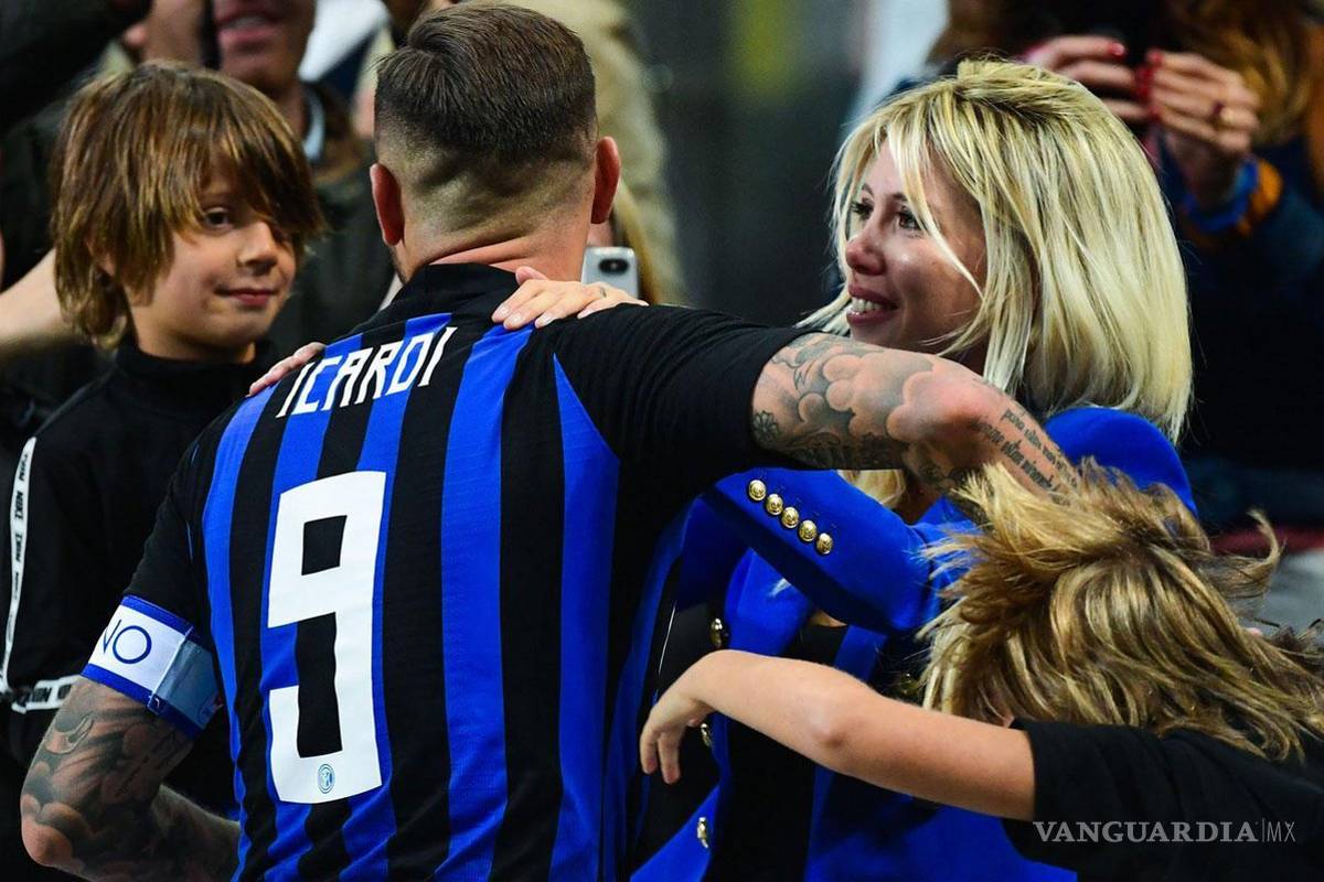 Se encienden los ánimos en el Inter de Milán: arrojan piedra al auto de Wanda Nara, la esposa y representante de Icardi