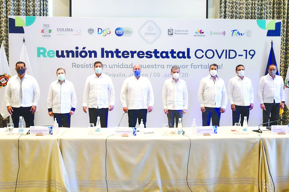 Gobernadores urgen unificar plan ante COVID e insisten en replantear reglas de reactivación