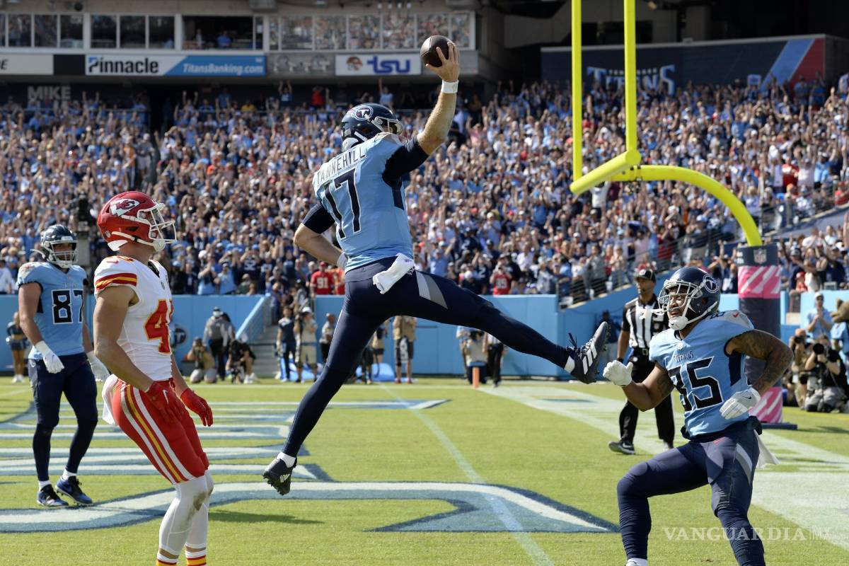 Titans apalean 27-3 a los alicaídos Chiefs de Kansas City