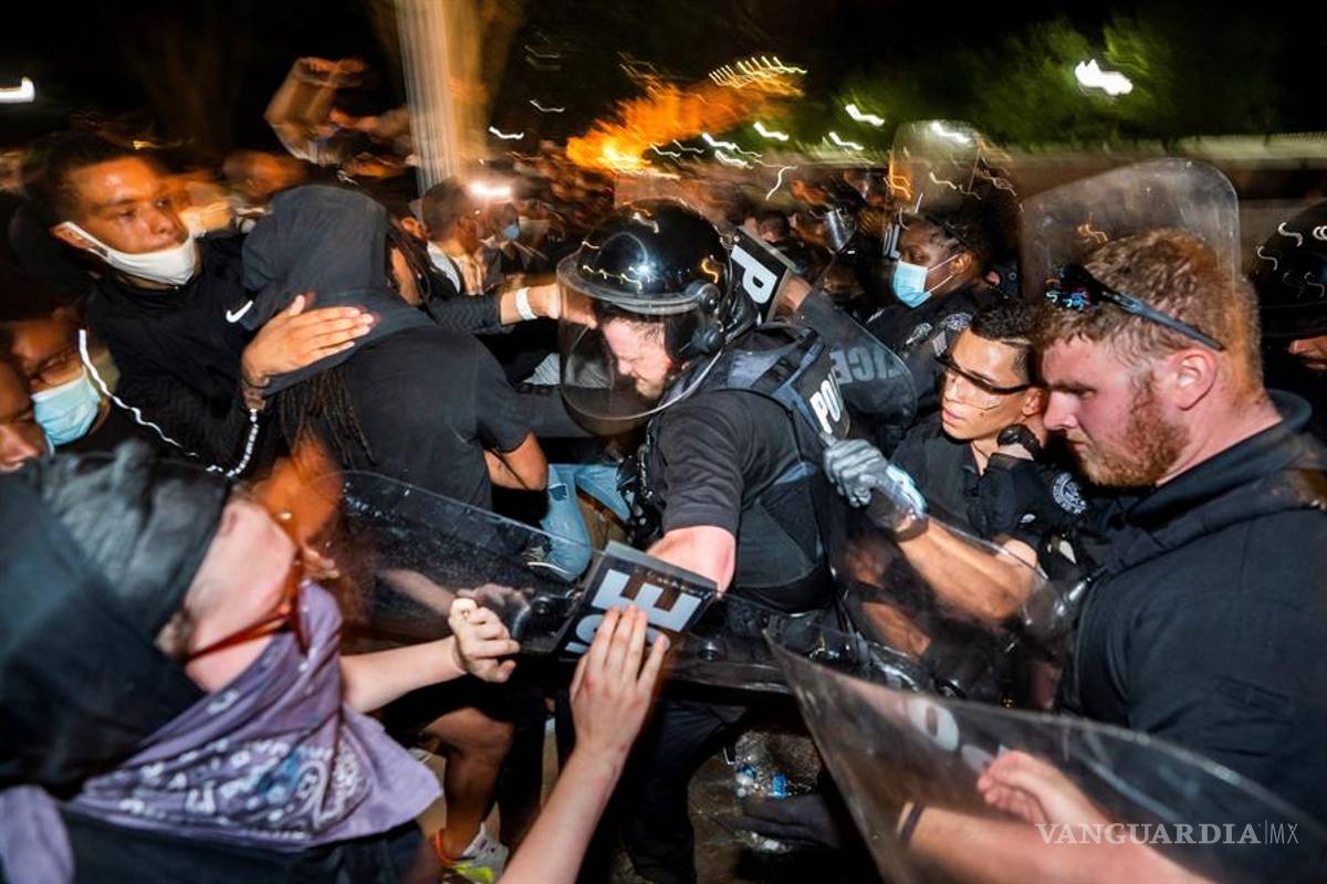$!Trump critica protesta por muerte de George Floyd frente a la Casa Blanca