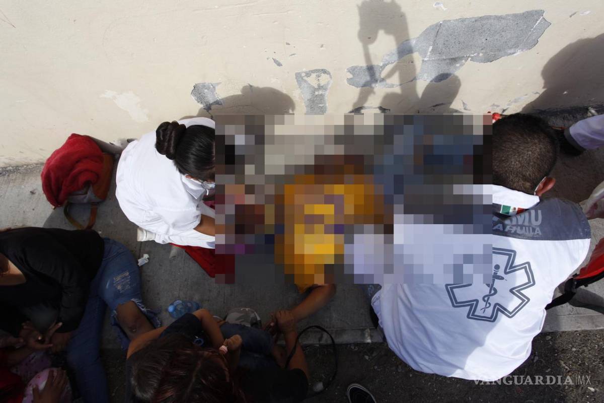 Atropellan a familia con niño de dos años abordo de motocicleta en la colonia Saltillo 2000