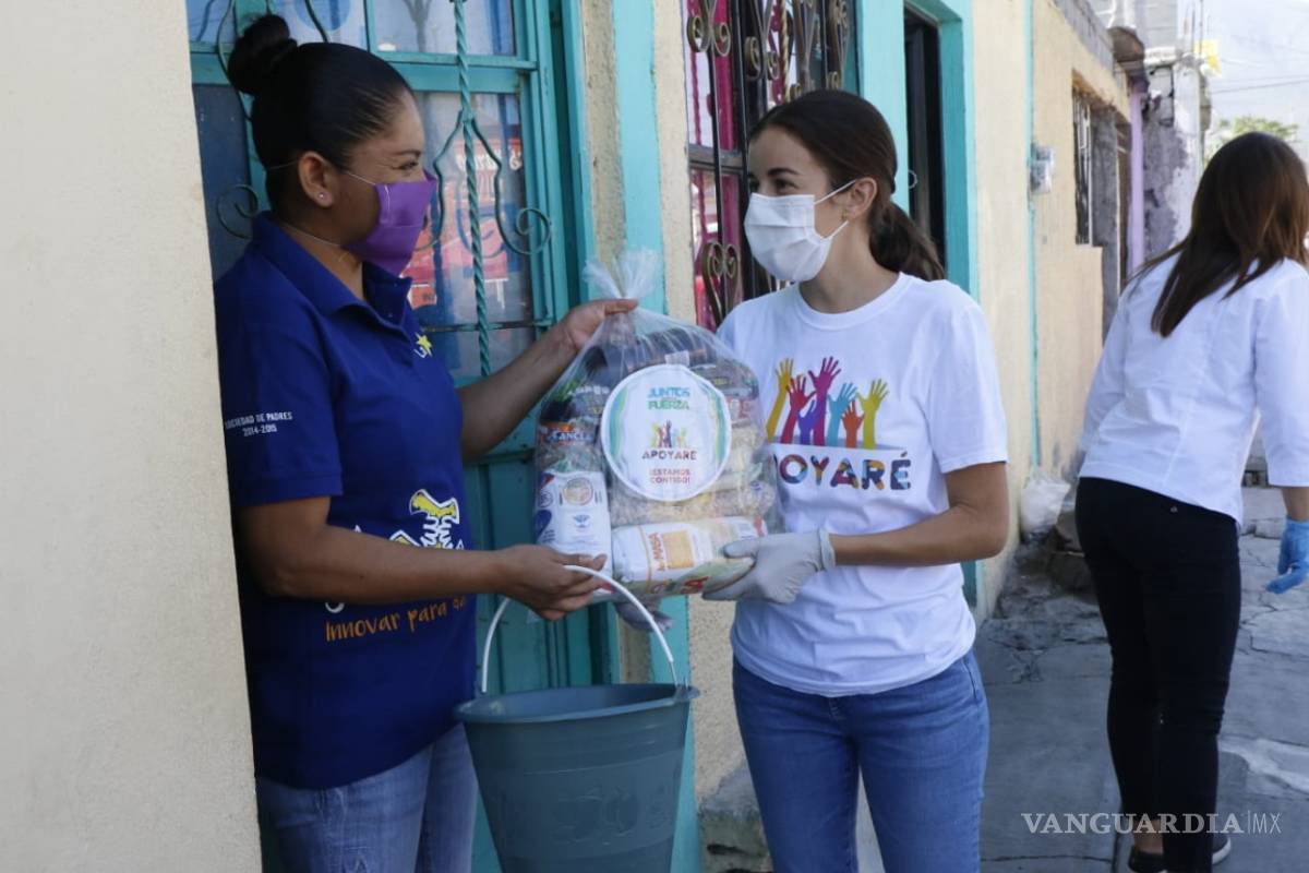 Entrega Apoyaré paquetes alimenticios y de limpieza