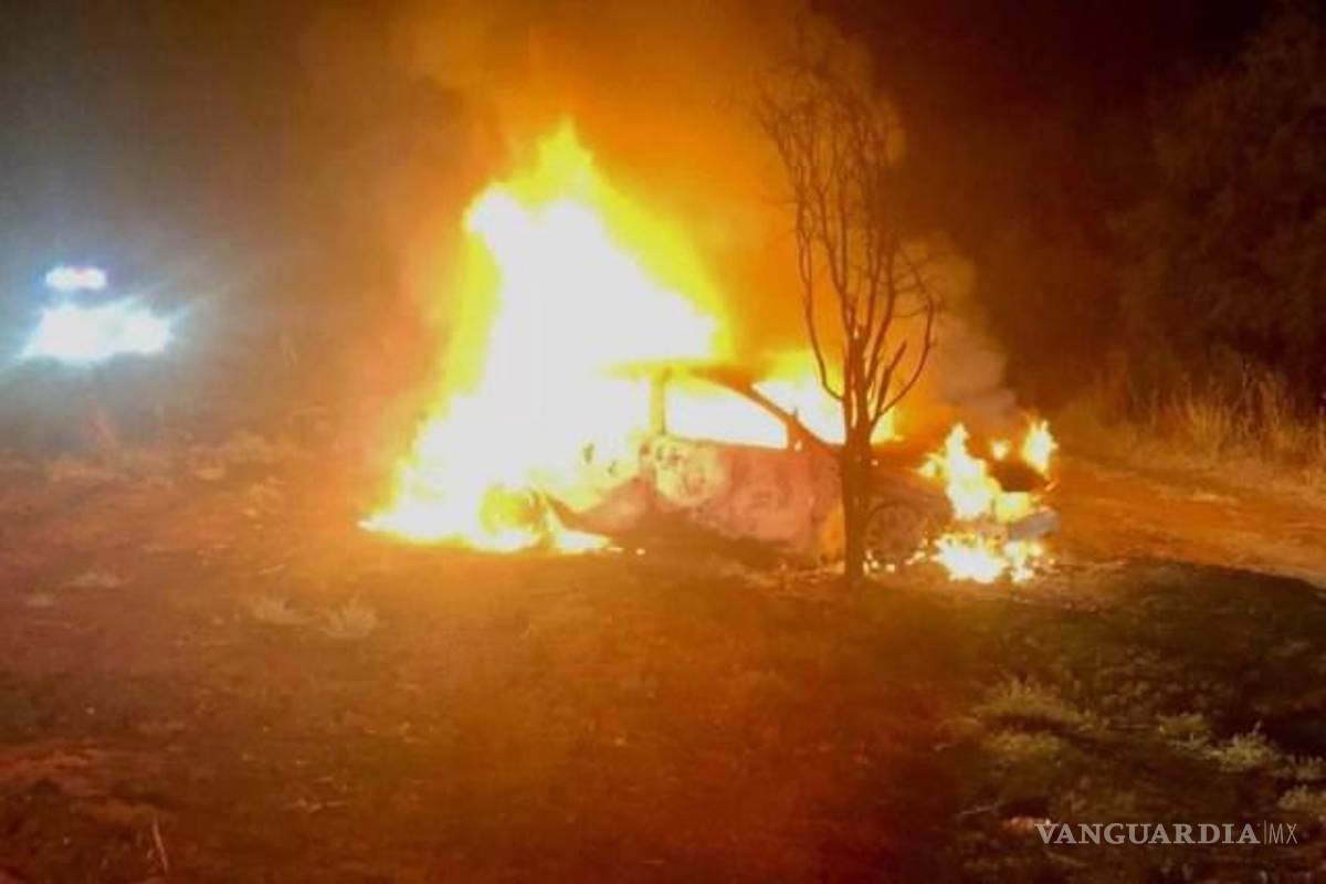 Policía y mujer fueron baleados y calcinados, en Zacatecas