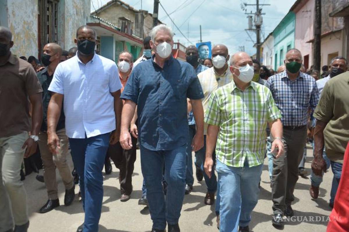 Miguel Díaz-Canel, presidente de Cuba, acusa a EU por protestas contra el régimen