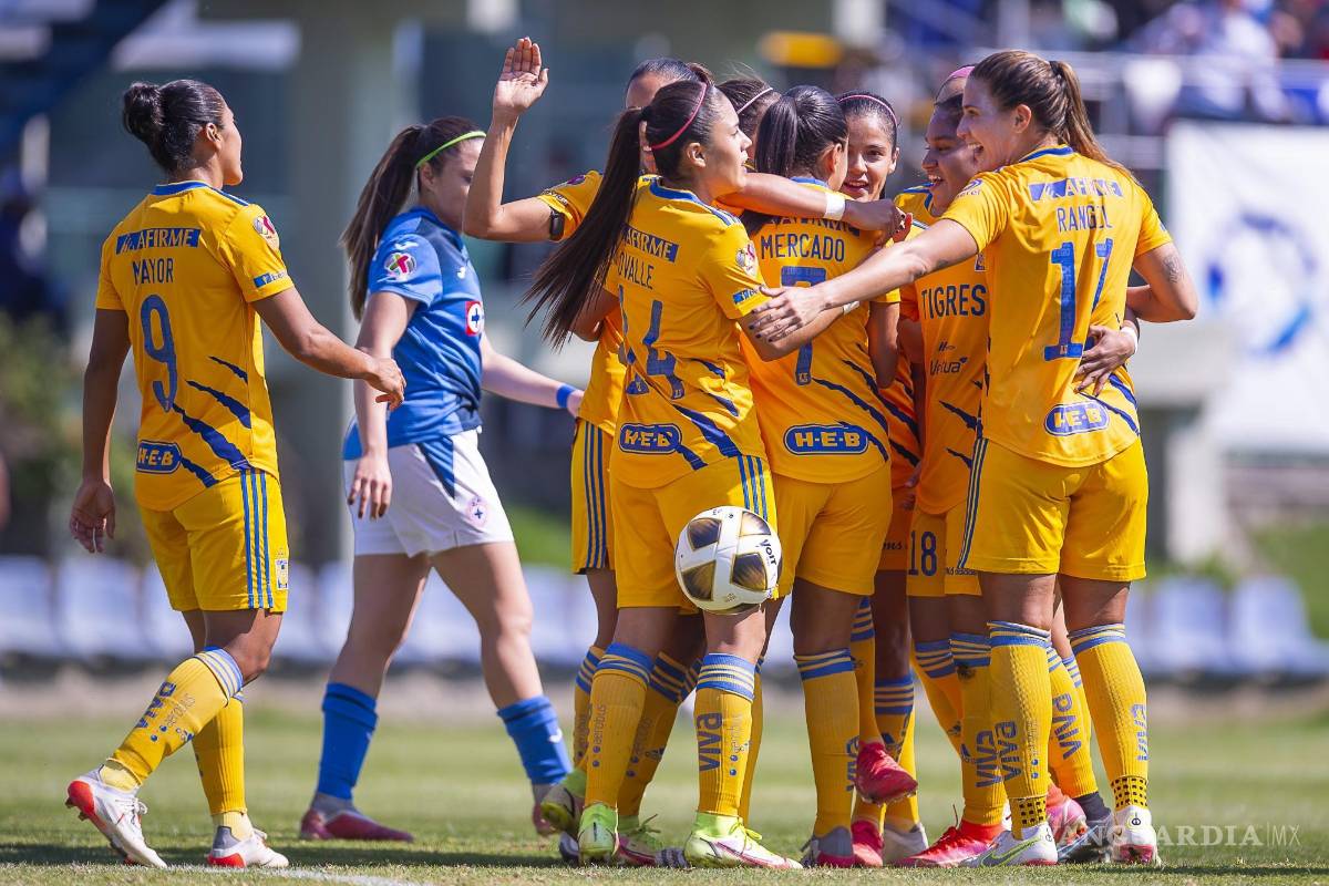 ¡Imparables! Tigres golea a Cruz Azul en cuartos de final en Liga Mx Femenil