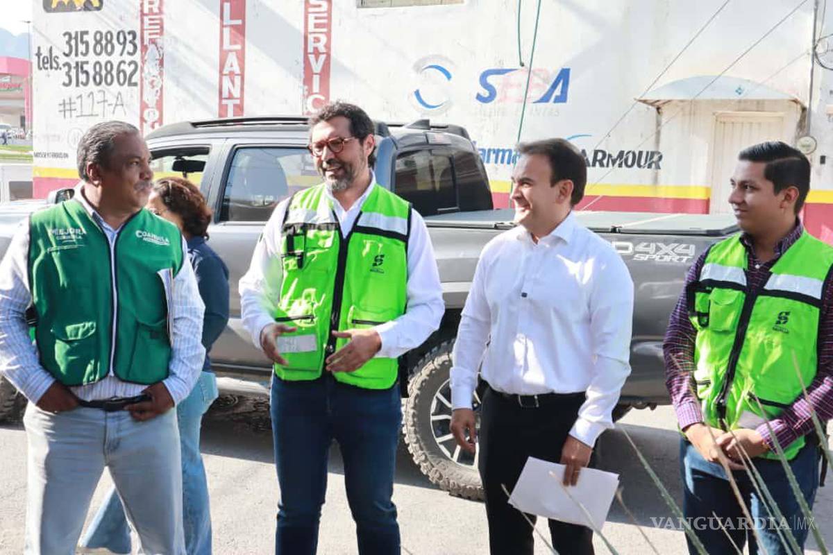 Entrega Ayuntamiento de Saltillo sistema de drenaje en Valle de Lourdes