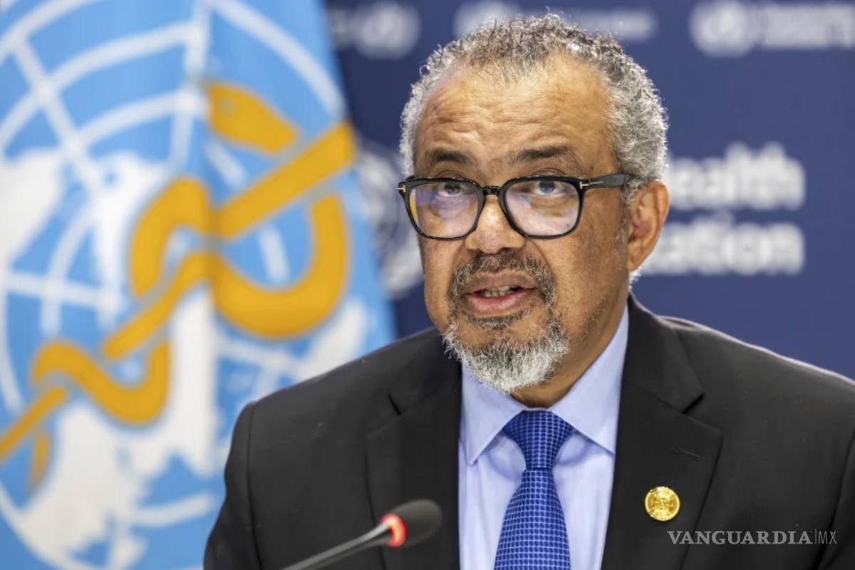 $!Tedros Adhanom Ghebreyesus, director General de la OMS durante una conferencia de prensa en Ginebra, Suiza, e 7 de agosto de 2025.