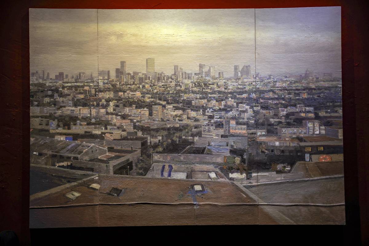 Lo abstracto y lo realista conviven en los paisajes de Carlos Farías en el Cerdo de Babel