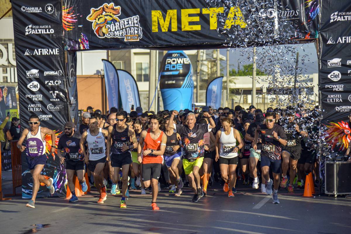 Saltillo madruga con la quinta edición de ‘Córrele, Compadre’