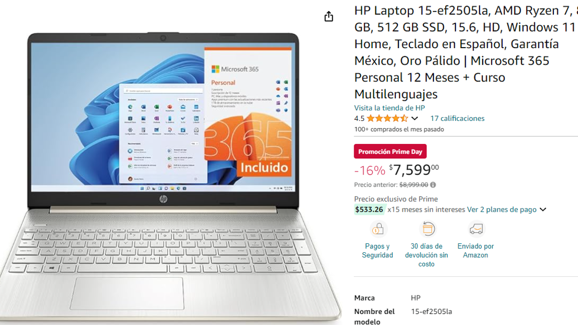$!Prime Day 2024: Estas son las mejores laptops con descuento para el regreso a clases