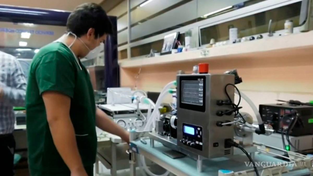 Ingenieros crean ventilador que se producirá en México, para la atención de casos de coronavirus
