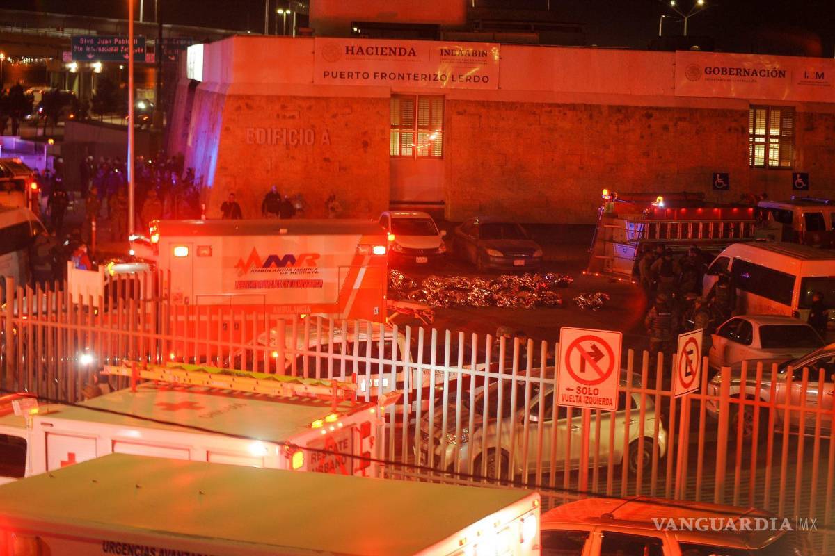 Así fue el incendio en Instituto Nacional de Migración en Ciudad Juárez en el que fallecieron 40 migrantes (fotos)