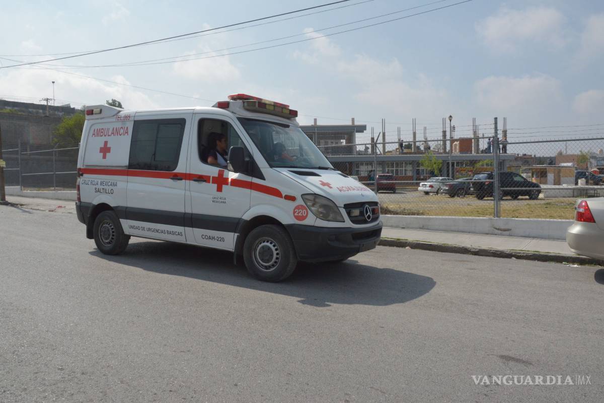 Estudiante en Saltillo resulta lesionado tras el impacto de una piedra en la cabeza