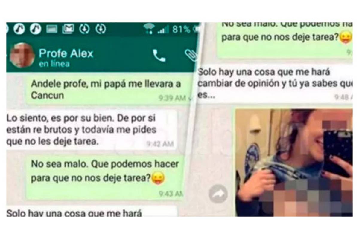 Profesor de Tijuana pedía fotos eróticas por WhatsApp a sus alumnas para no dejarles tarea