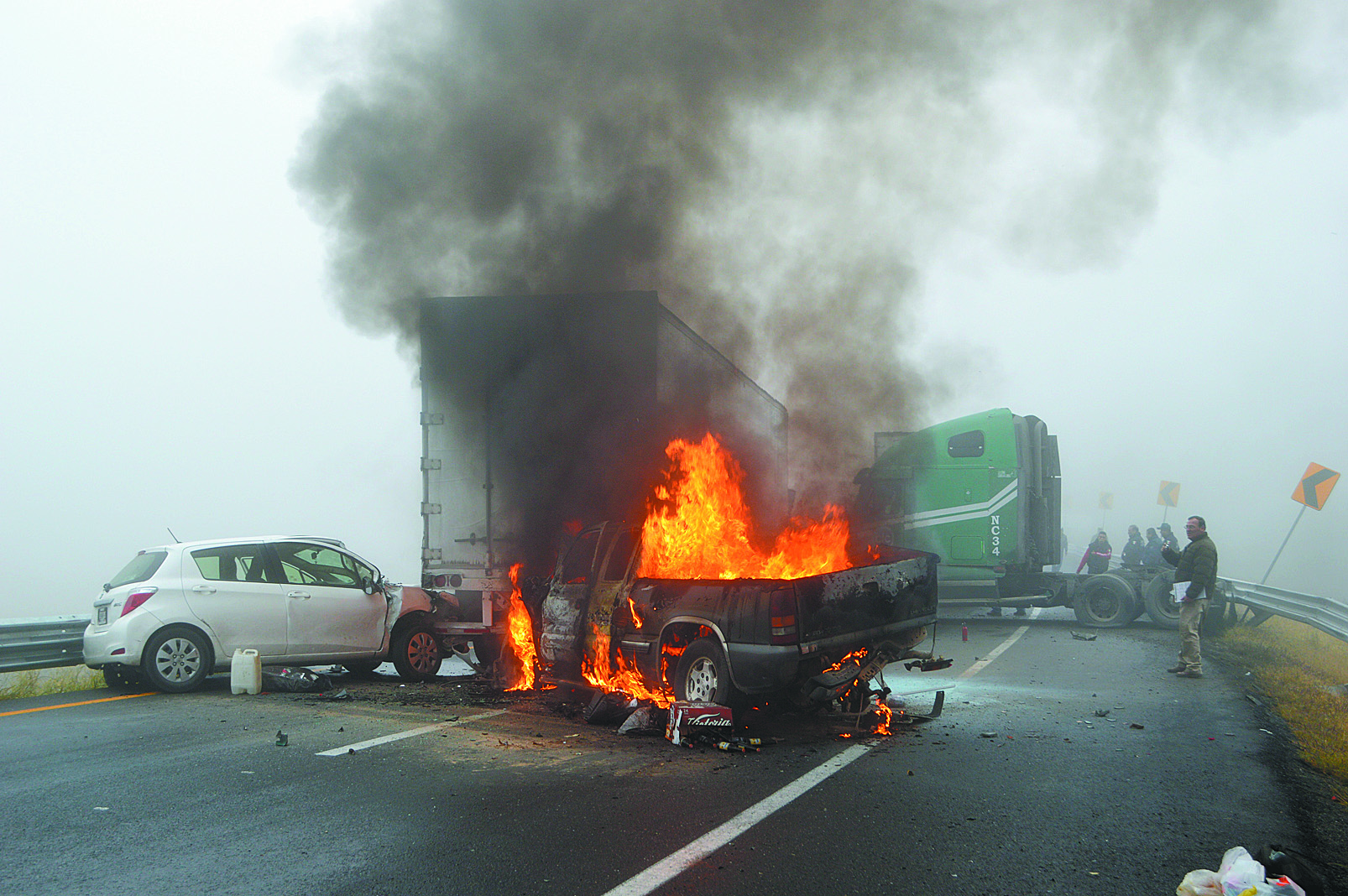 Rescata a familia en carretera Saltillo-Monterrey héroe del Año Nuevo