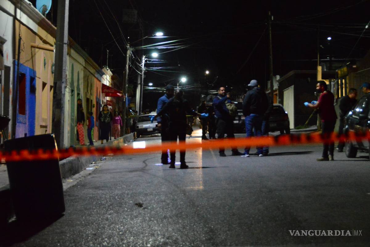 En ataque directo asesinan a uno, crimen moviliza elementos de seguridad en Saltillo