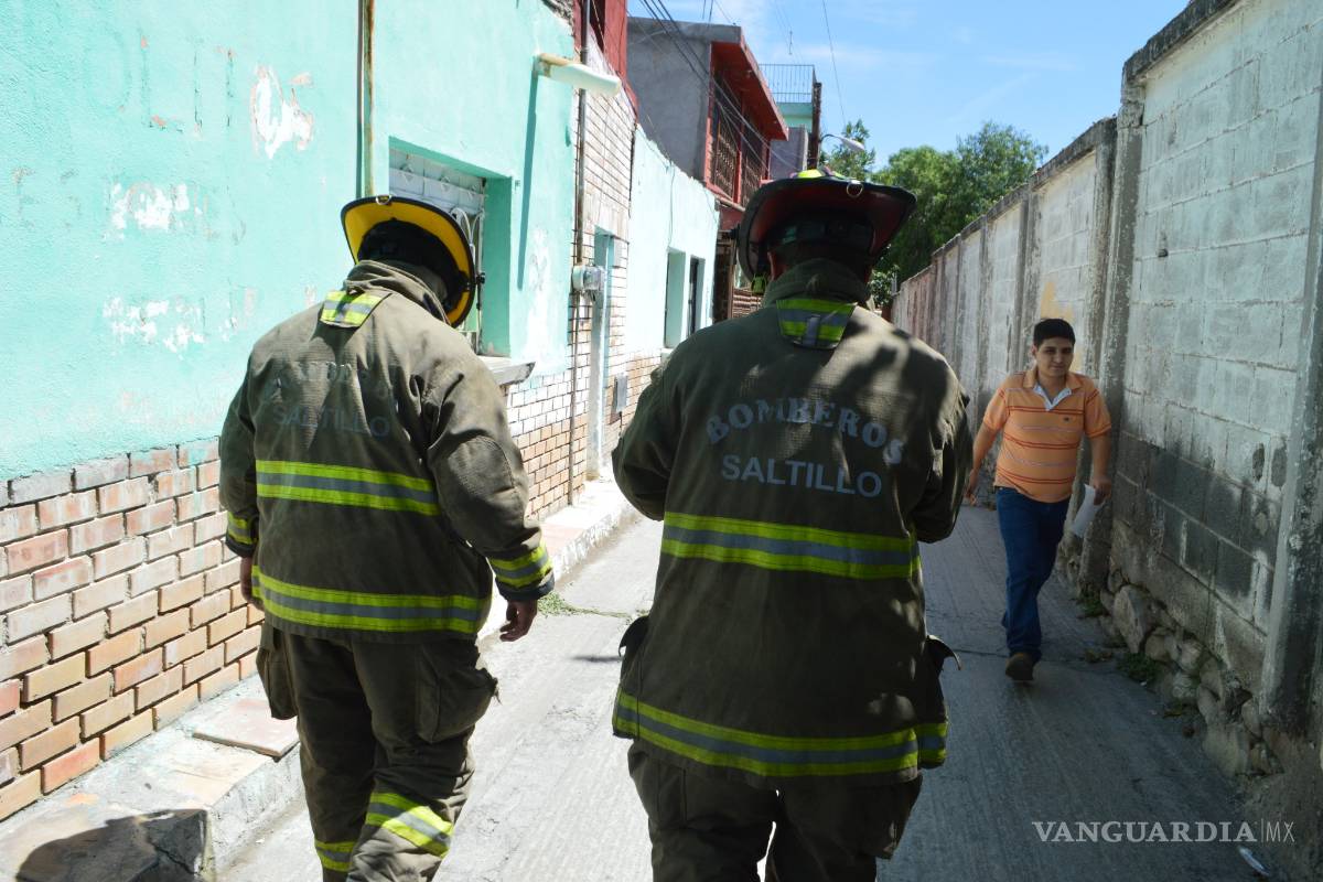 Fuga de gas en la colonia República Poniente de Saltillo
