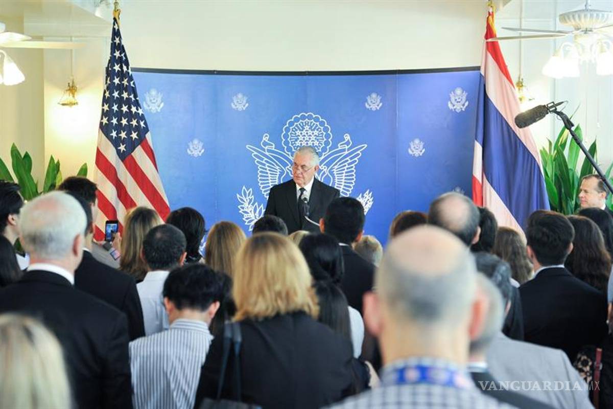 $!Estadounidenses pueden "dormir tranquilos" pese amenazas nucleares, dice Rex Tillerson