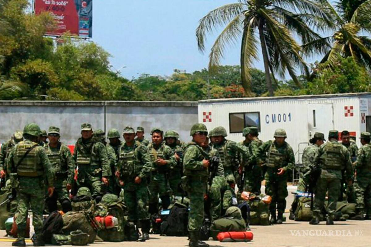 Sedena reforzará seguridad en Guerrero con más de mil militares