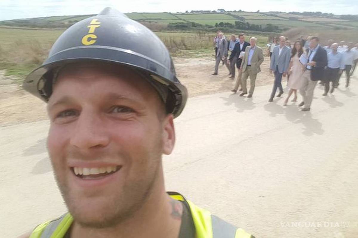 Un obrero de construcción le chifla a Kate Middleton y se vuelve famoso
